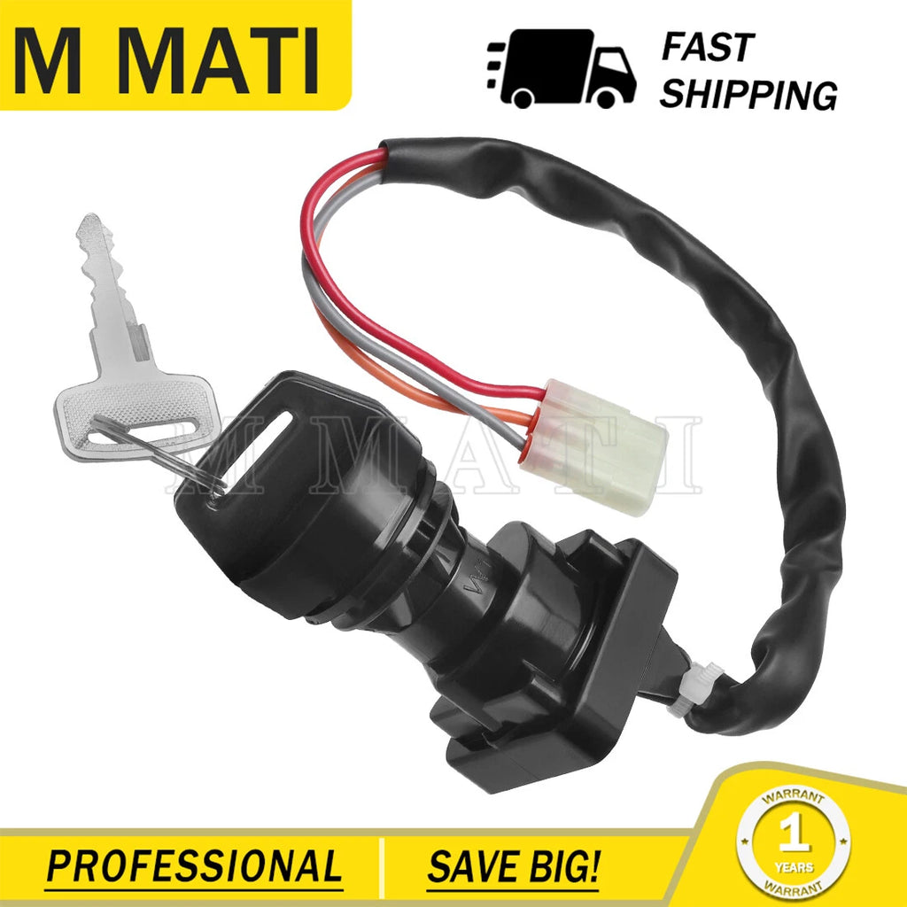 Ignition Switch for Kawasaki KFX400 KSF400 (2003–2004) with 2 Keys