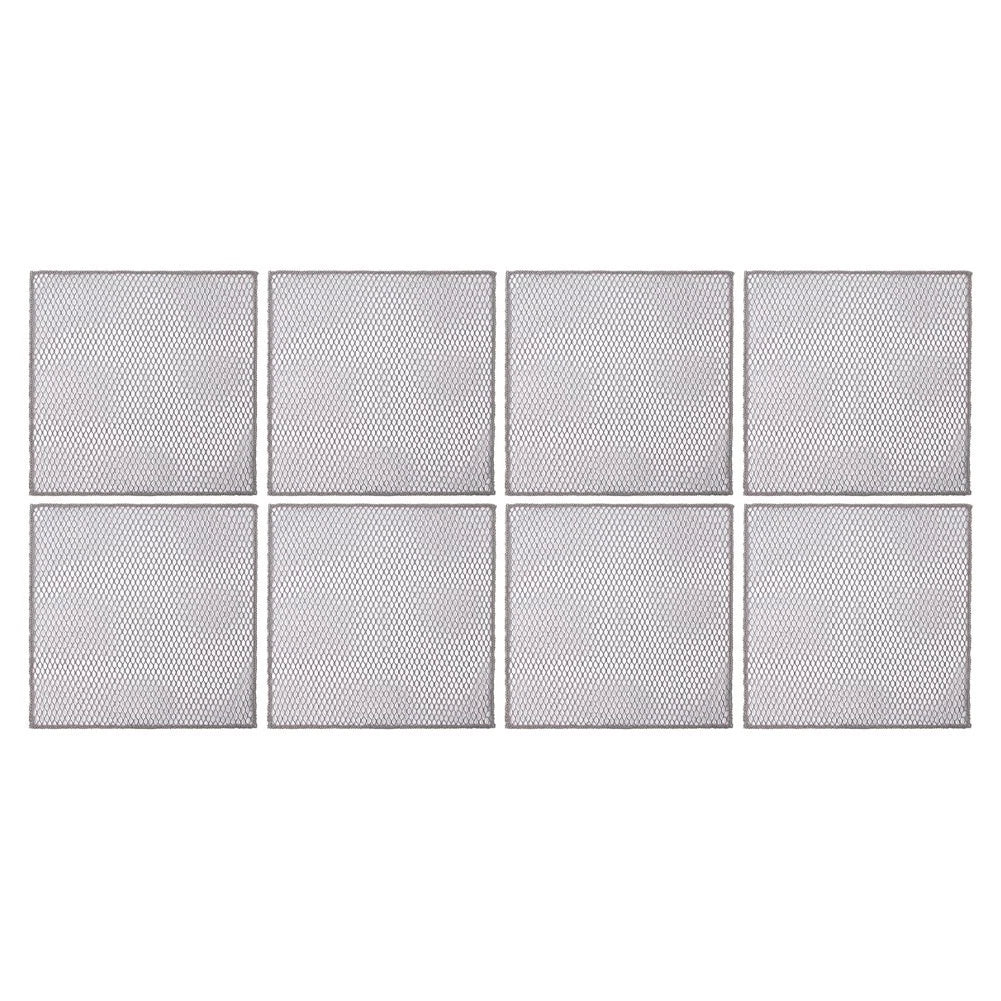 48 Pack Microfiber Dish Cloths for Kitchen Cleaning 30x30 cm Gray