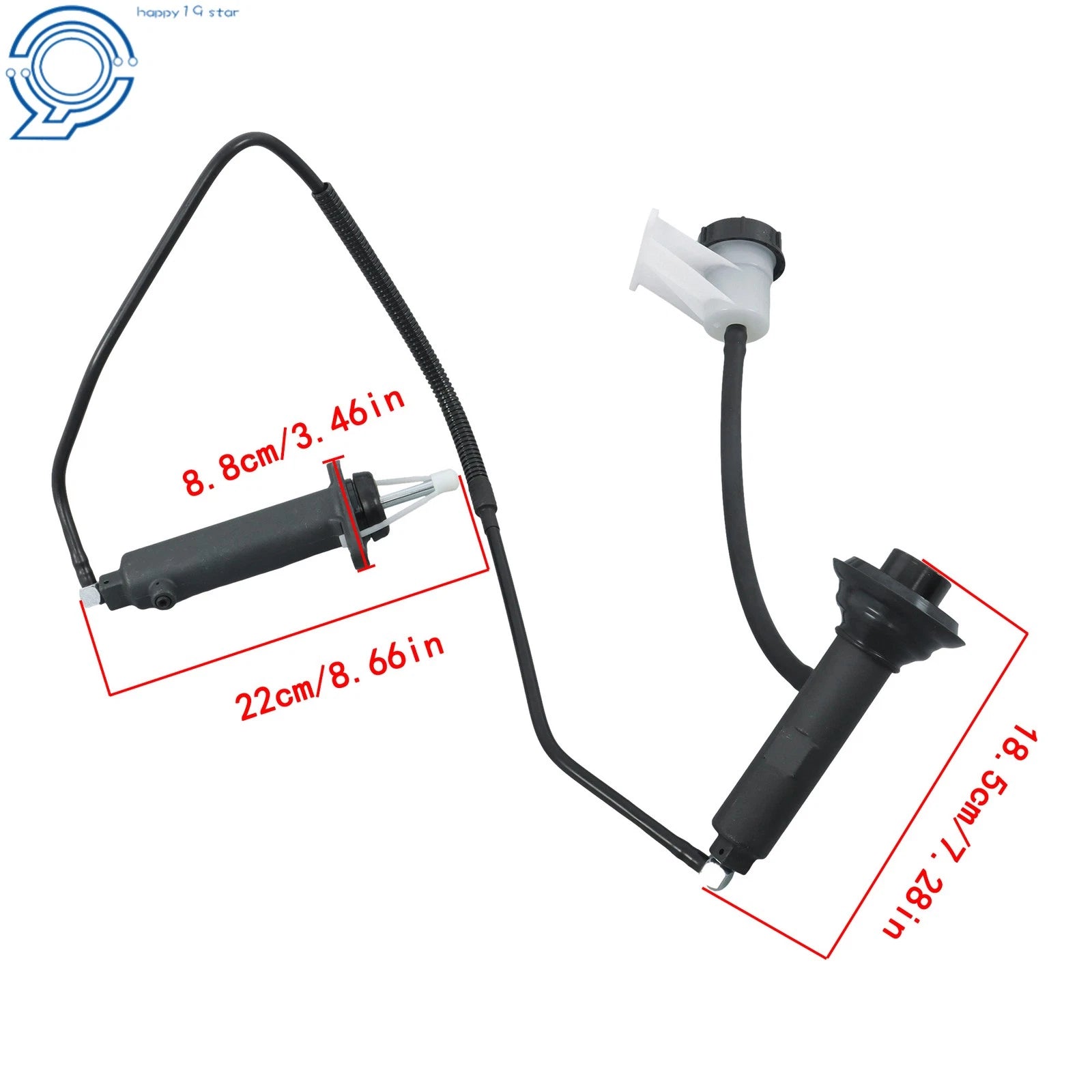 Clutch Master and Slave Cylinder Assembly for Dodge Dakota (1995-1996)
