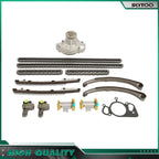 Timing Chains Water Pump Tensioners Guide Rails Kit for Jaguar 4.0L V8 (1997–2001)