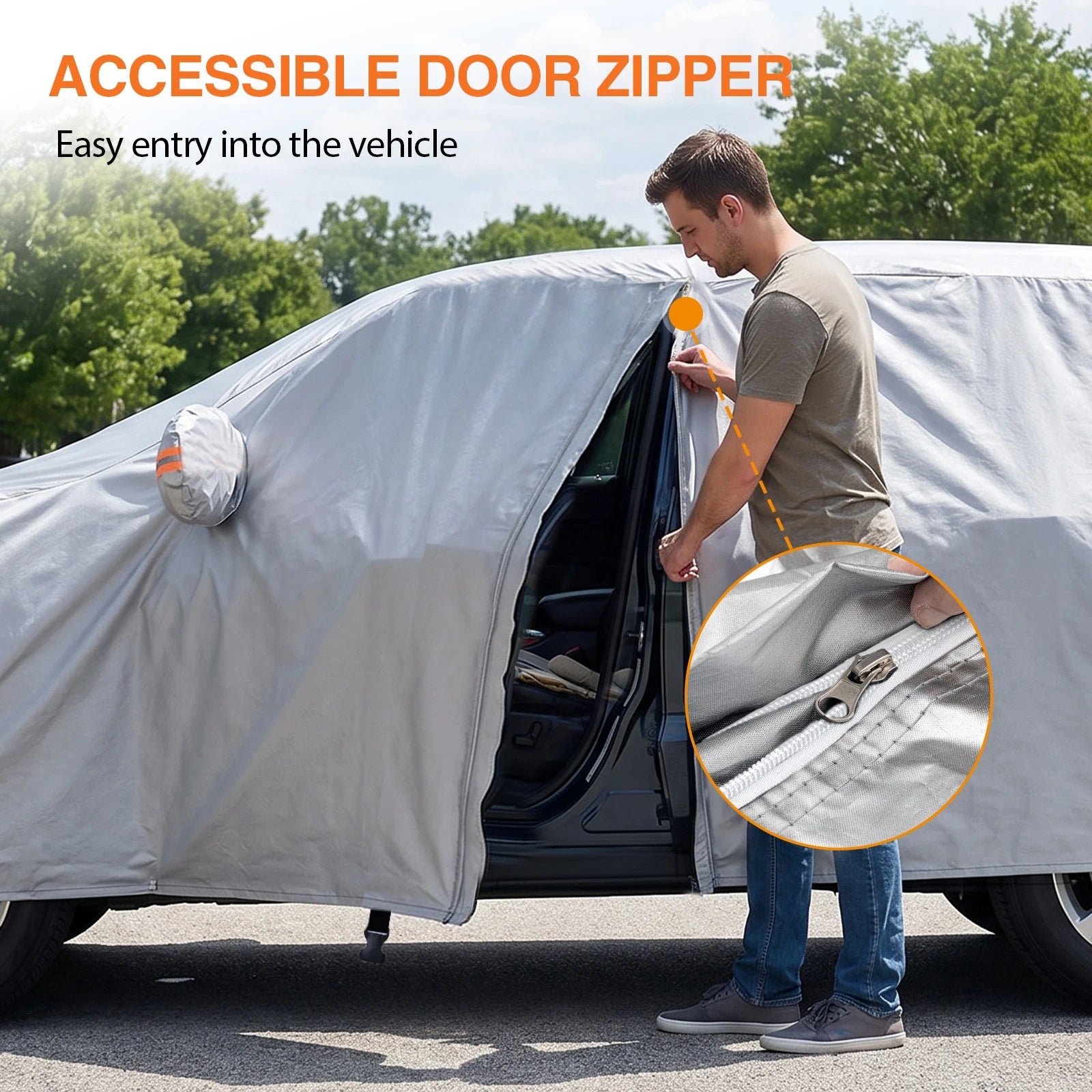 Waterproof Car Cover for Mazda CX-5 (179'' Heavy Duty, Rain Dust Sun Protector)