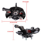 Set of 2 Front Steering Knuckle Wheel Bearing Hub Assembly for Honda Civic (2013–2015)