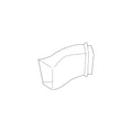 Genuine OEM Front Passenger Right Brake Air Duct for BMW X5 X6 (2007–2018) 51747421700