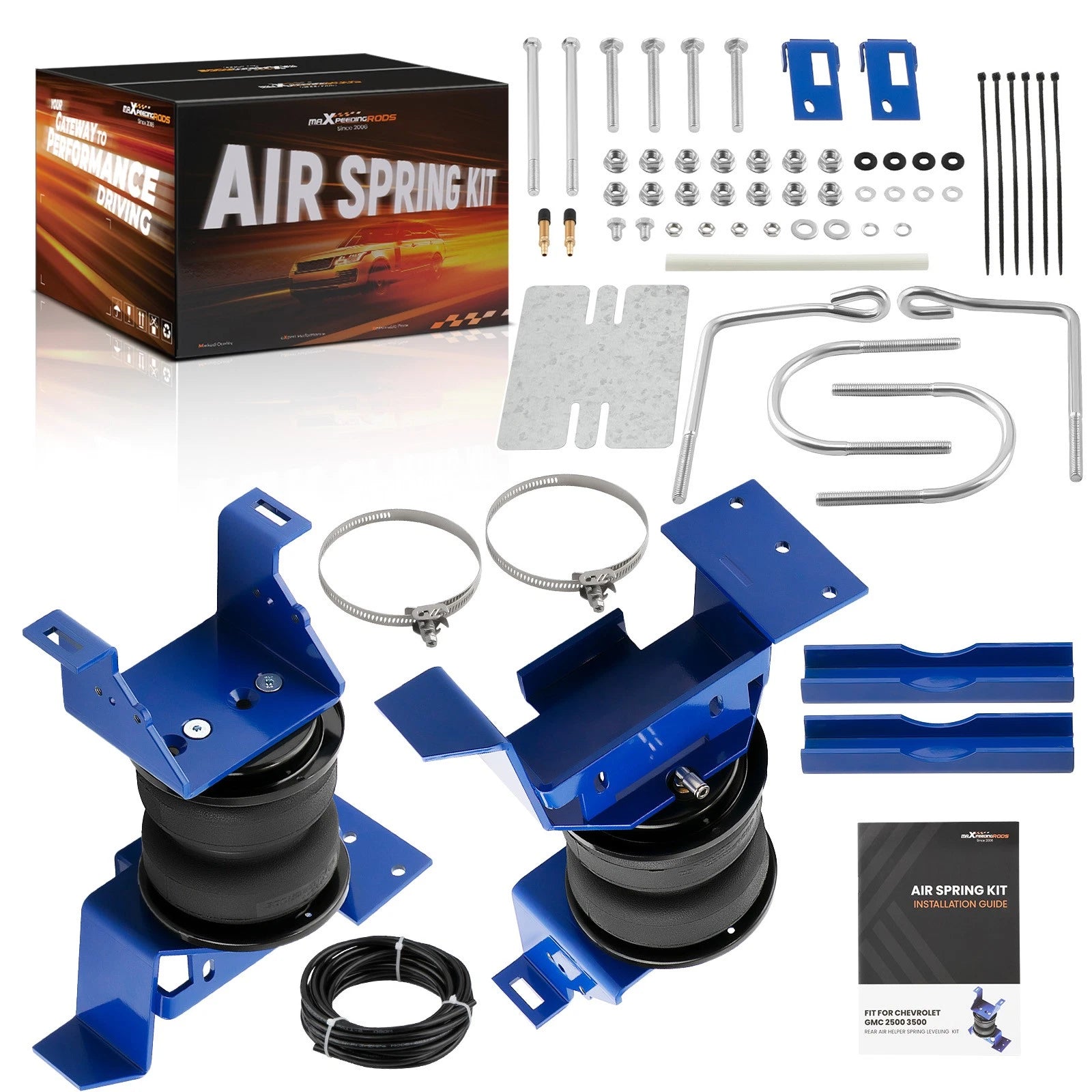 Rear Air Suspension Spring Kit for GMC Sierra 2500 3500 4WD (2020–2024)