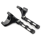 Black Rear Passenger Footrest Peg Mount for Harley Sportster XL883 XL1200 (2004-2013)