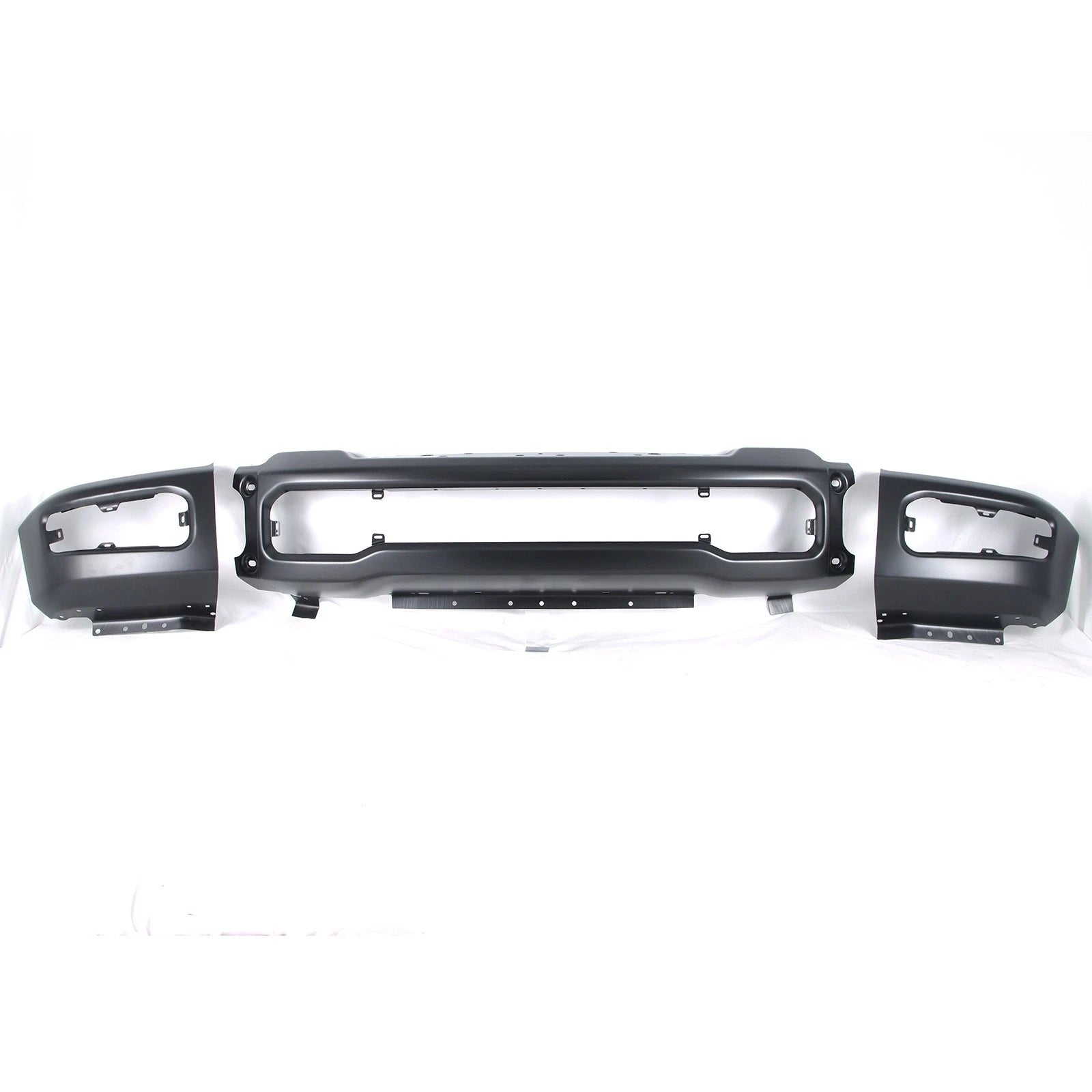 Black Front Bumper for Ford F-250 F-350 Super Duty (2023–2025) with Fog Light Holes