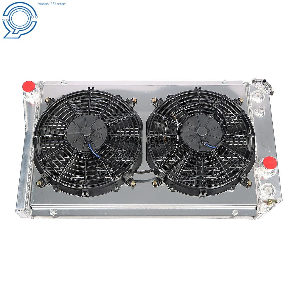 3Row Aluminum Radiator with Fan for Chevrolet Corvette (1984–1990)