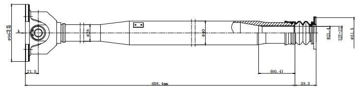 Prop Drive Shaft for Mercedes-Benz C300, E350 (2008–2014)