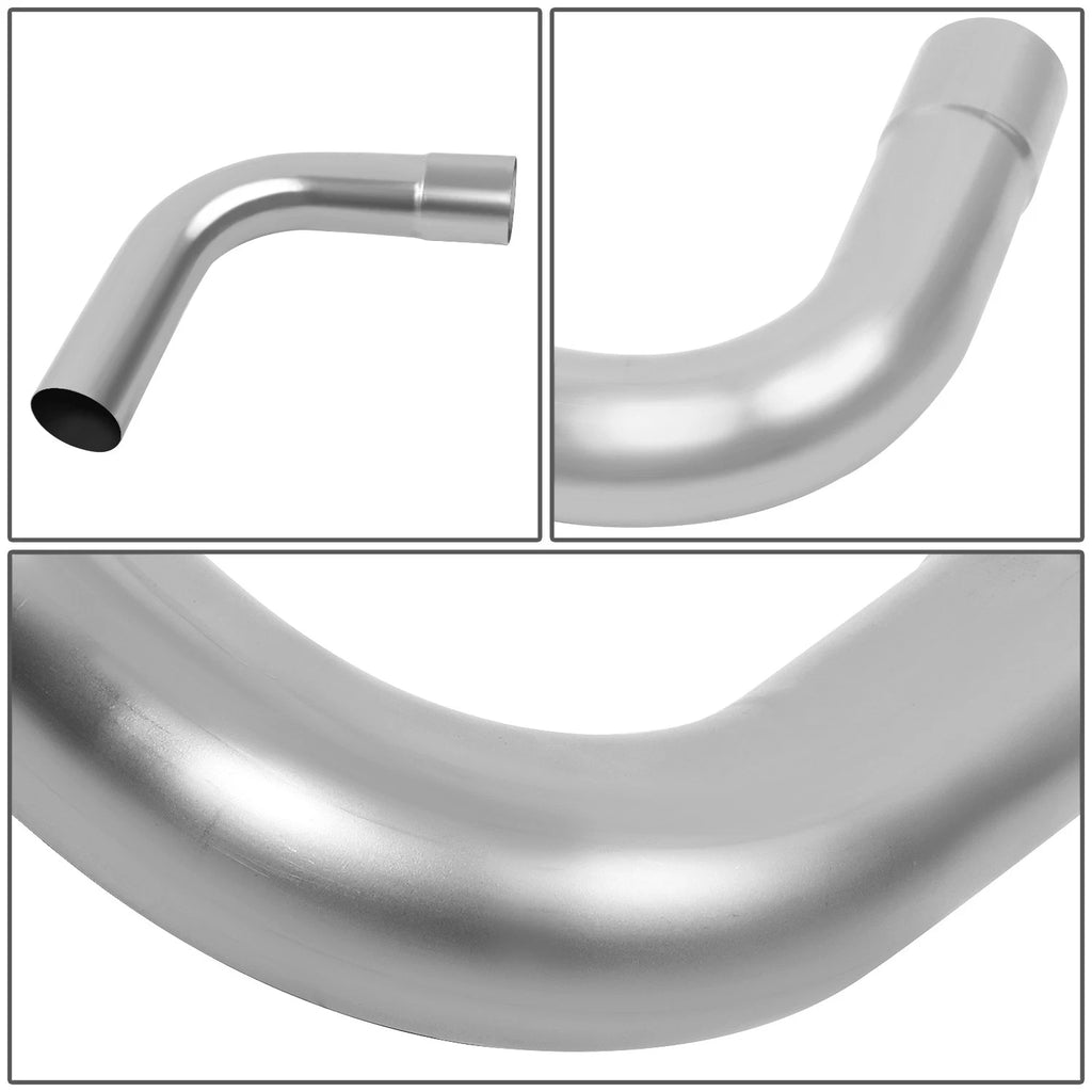 8Pcs 3.0" OD Mild Steel Exhaust Pipe Tubing Kit for Custom Applications