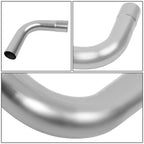 8Pcs 3.0" OD Mild Steel Exhaust Pipe Tubing Kit for Custom Applications