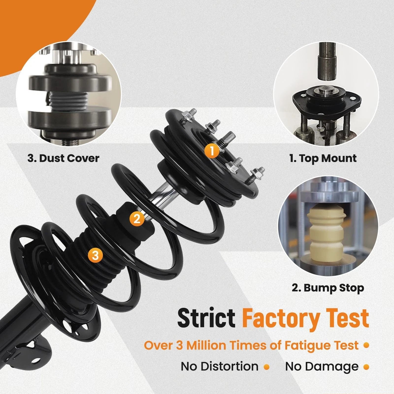Quick Front Strut Coil Spring for Ford Taurus (2010–2011) 272533