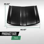 Steel Hood for Chevrolet Silverado 1500 (2014–2015)