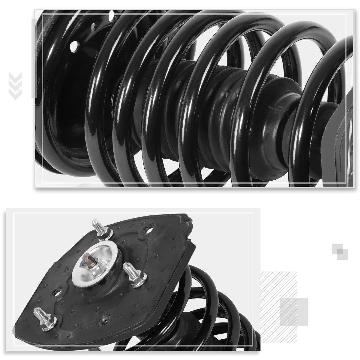 Set of 2 Rear Struts Assembly w/Coil Springs for Impala Monte Carlo Grand Prix (2000–2008)