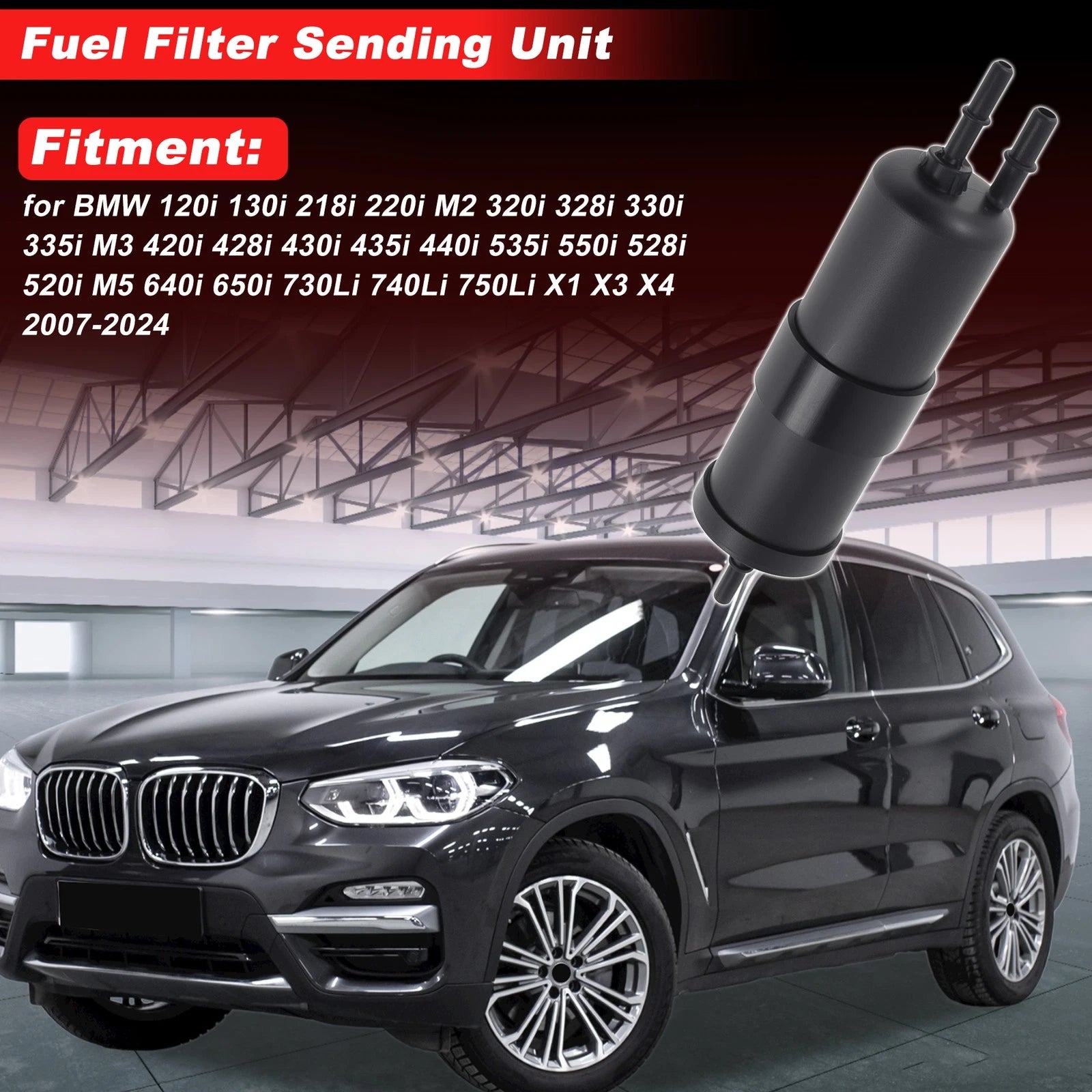 Fuel Filter Assembly for BMW 120i 130i 218i 220i (2007–2024) No. 16127233840