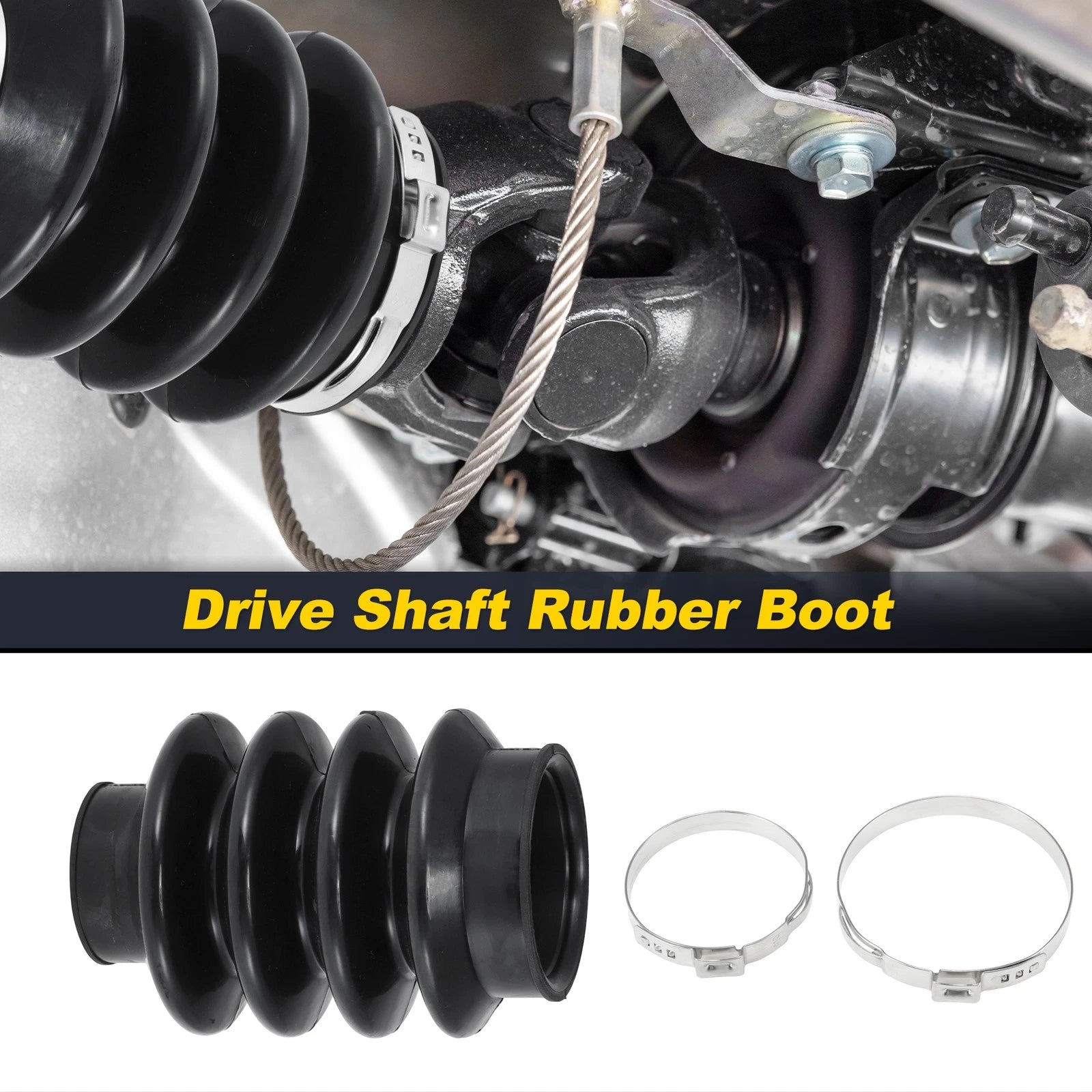Rear Driveshaft Rubber Boot for Ford E-Series F-Series (1992–2010) F81Z-4421-CA