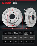 Front Disc Brake Rotors & Pads Kit for Scion xA xB (2004–2006)