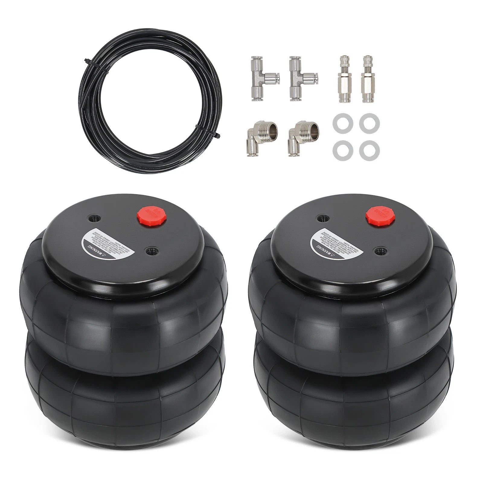 Pair 2600lbs Air Spring Bags for Universal Applications (Single Port)