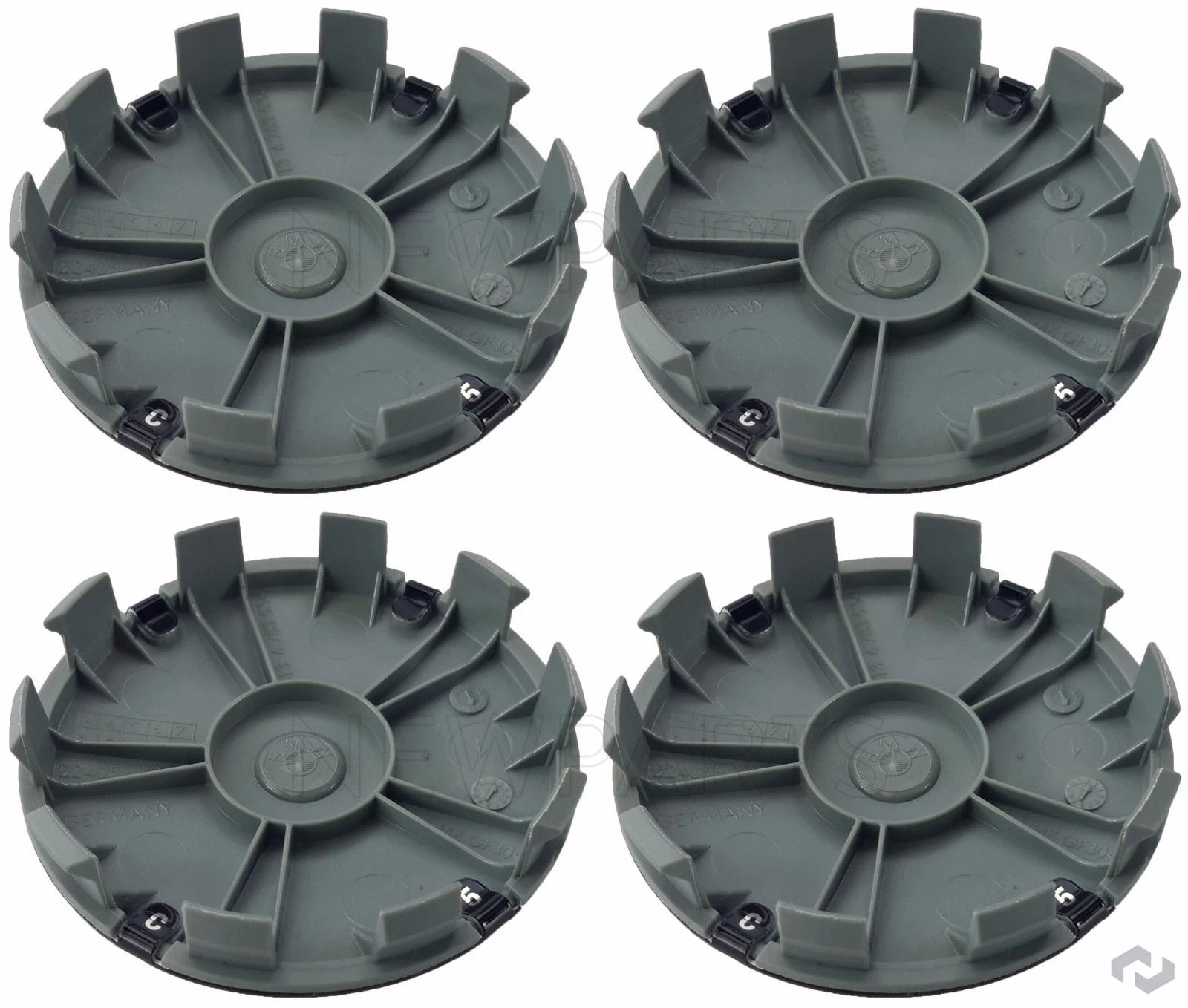 Set of 4 Wheel Center Caps for BMW E63 E70 E88 E90 E92 E93