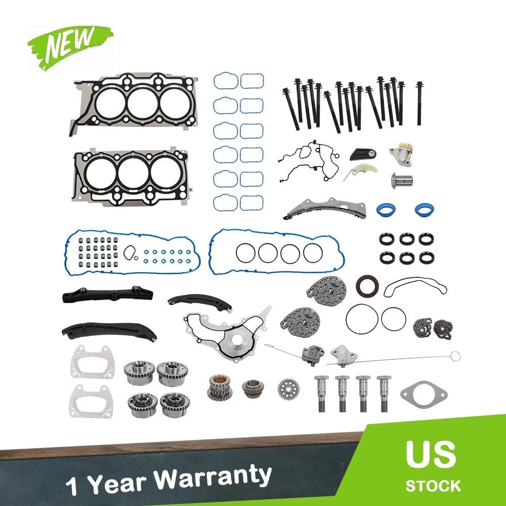 Timing Chain & VVT Head Gasket for Chrysler Dodge Jeep 3.6L (2011–2015)