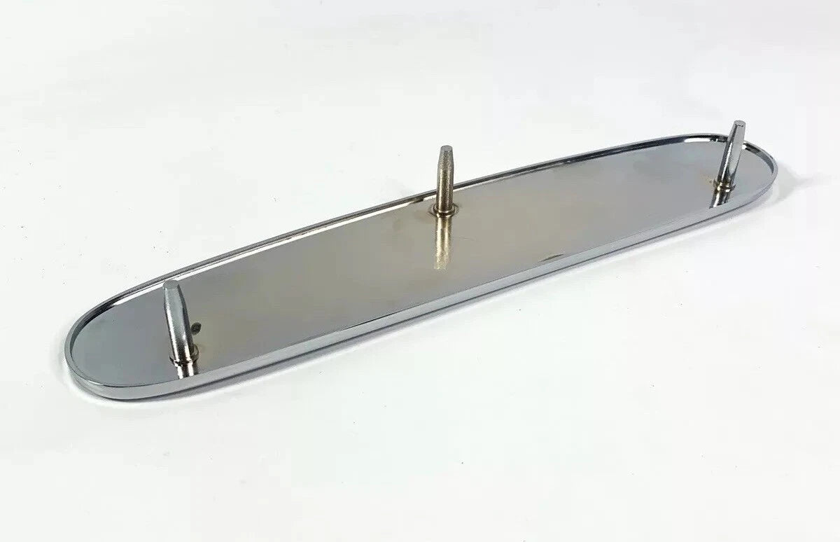 American Flag Emblem Chrome Die Cast for Freightliner Trucks (10 1/8 x 2 1/8)