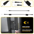 2X Right Hinged Door Latch Release Cable for Ford E150 E250 E350 (1992–2014) EPY