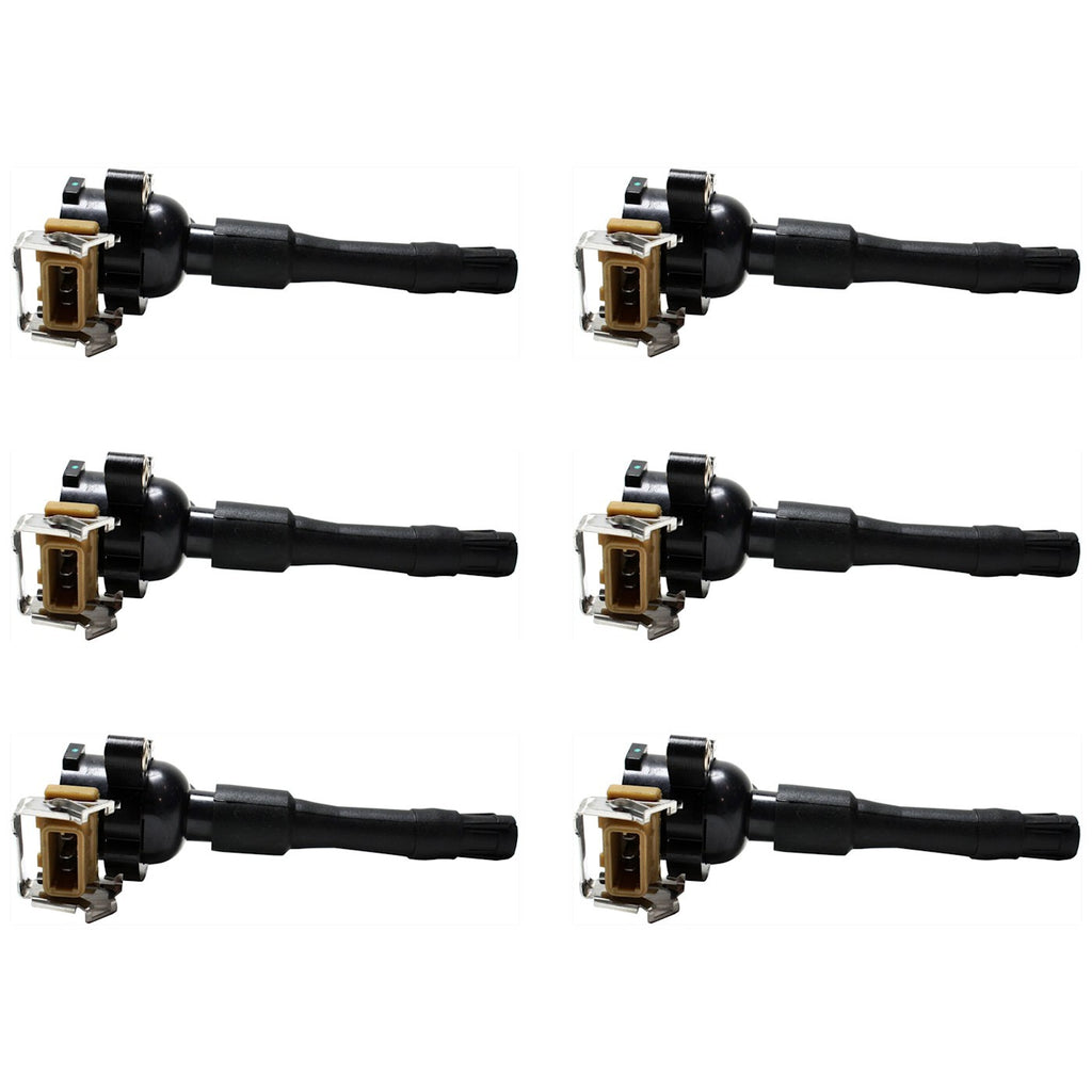 Set of 6 Ignition Coils for BMW 5 Series E39