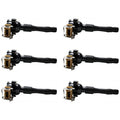 Set of 6 Ignition Coils for BMW 5 Series E39