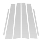 6 Pcs Door Pillar Window Trim for Lexus GS (2006-2011) Silver Tone