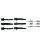 Set of 6 Ignition Coils & 6 Iridium Spark Plugs for Hyundai Santa Fe (2007–2009)