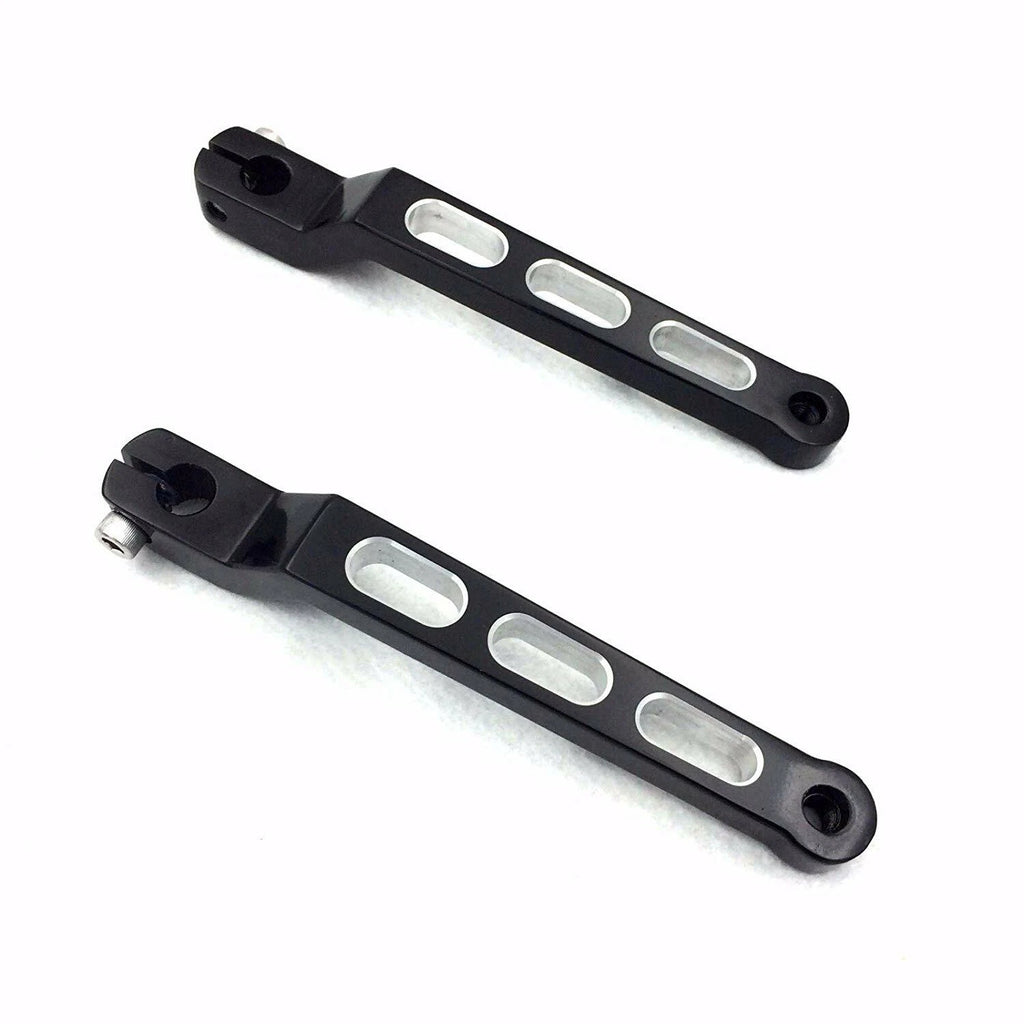 Black Aluminum Heel/Toe Shift Levers for Harley Electra Glide (1988–Present)