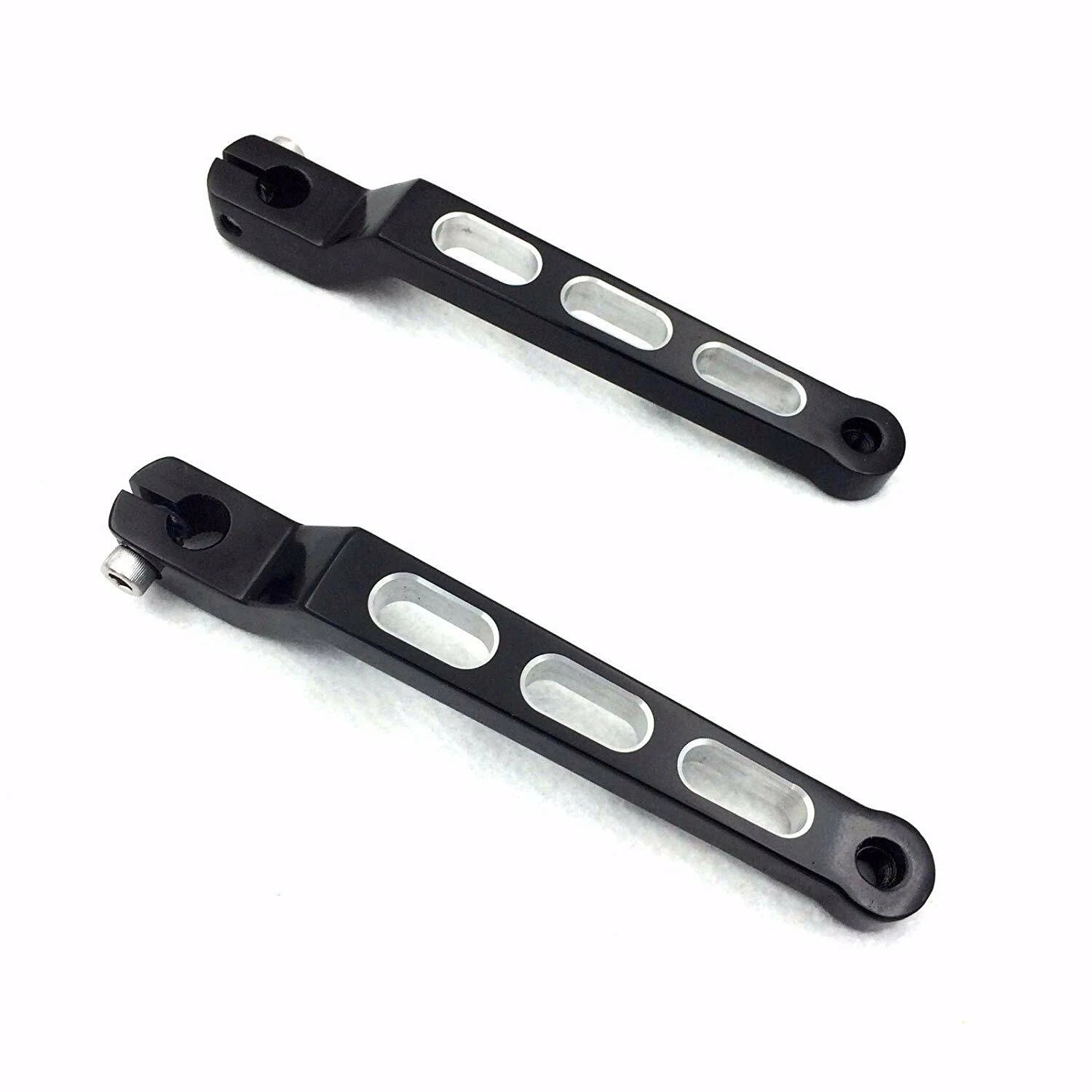 Black Aluminum Heel/Toe Shift Levers for Harley Electra Glide (1988–Present)