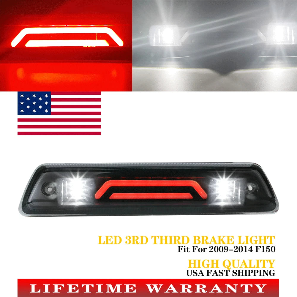 LED Smoked Lens 3rd Brake Light for Ford F-150 (2009–2014)