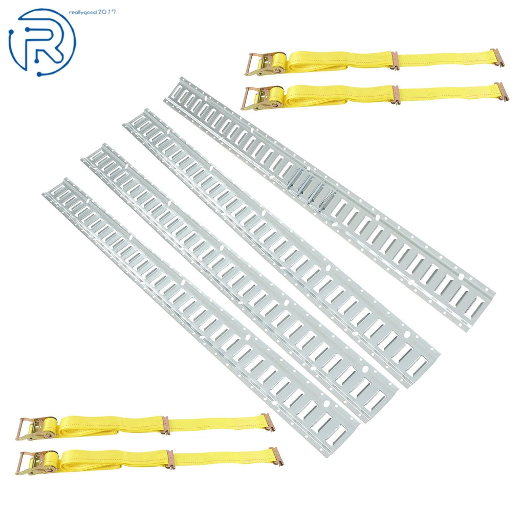 Set of 12 E Track Tie Down Rails for Vans (5')