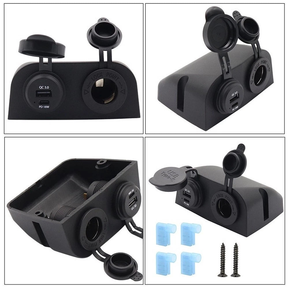 USB Outlet Marine Charger for Boat (Water Resistant)