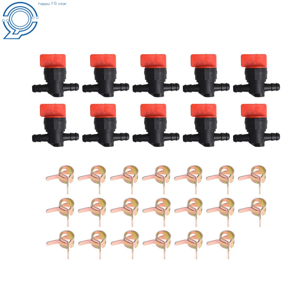 10 x 1/4" Fuel Gas Shut-Off Valves for Motorcycle