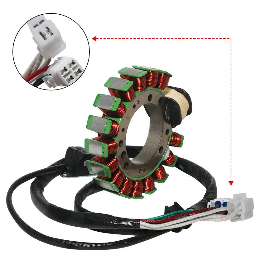 Stator Coil for Yamaha YFM350FW Big Bear 350, YFM350FX Wolverine 350 (1998–2006)