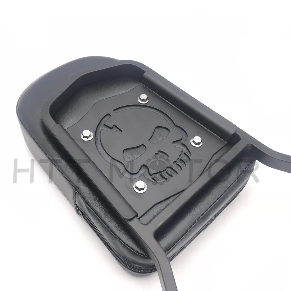 Detachable Sissy Bar Backrest Cushion Pad for Harley Heritage Softail (2000–2023)