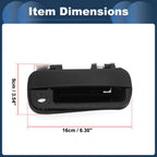 Front Right Door Handle for Hyundai Excel (1990–1994) Black