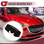 Dashboard Cover Mat for Mazda 2 Demio (2007–2014) Sun Protector Black Red