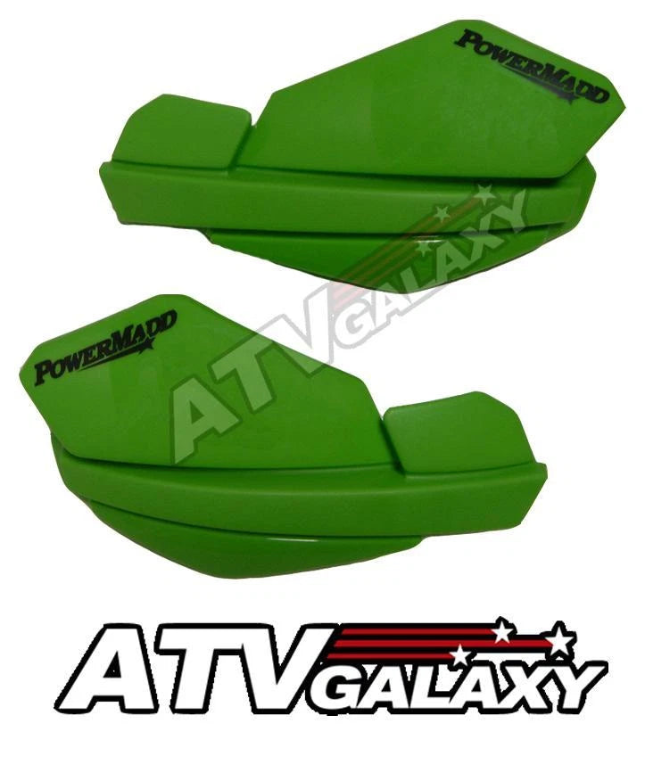 Powermadd Trail Star Hand Guards for Universal ATV MX Snow (34103) Green