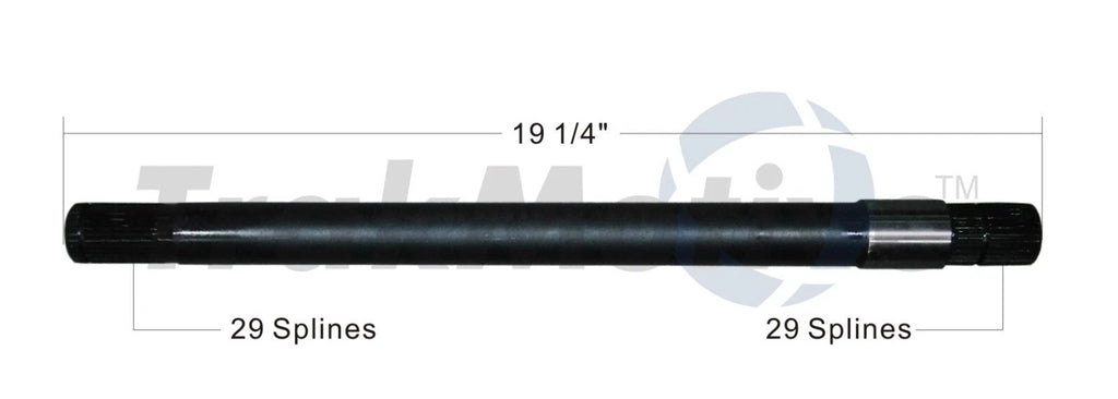 SurTrack Front Passenger Right CV Intermediate Shaft for Chrysler Dodge Ram (2002–2010)