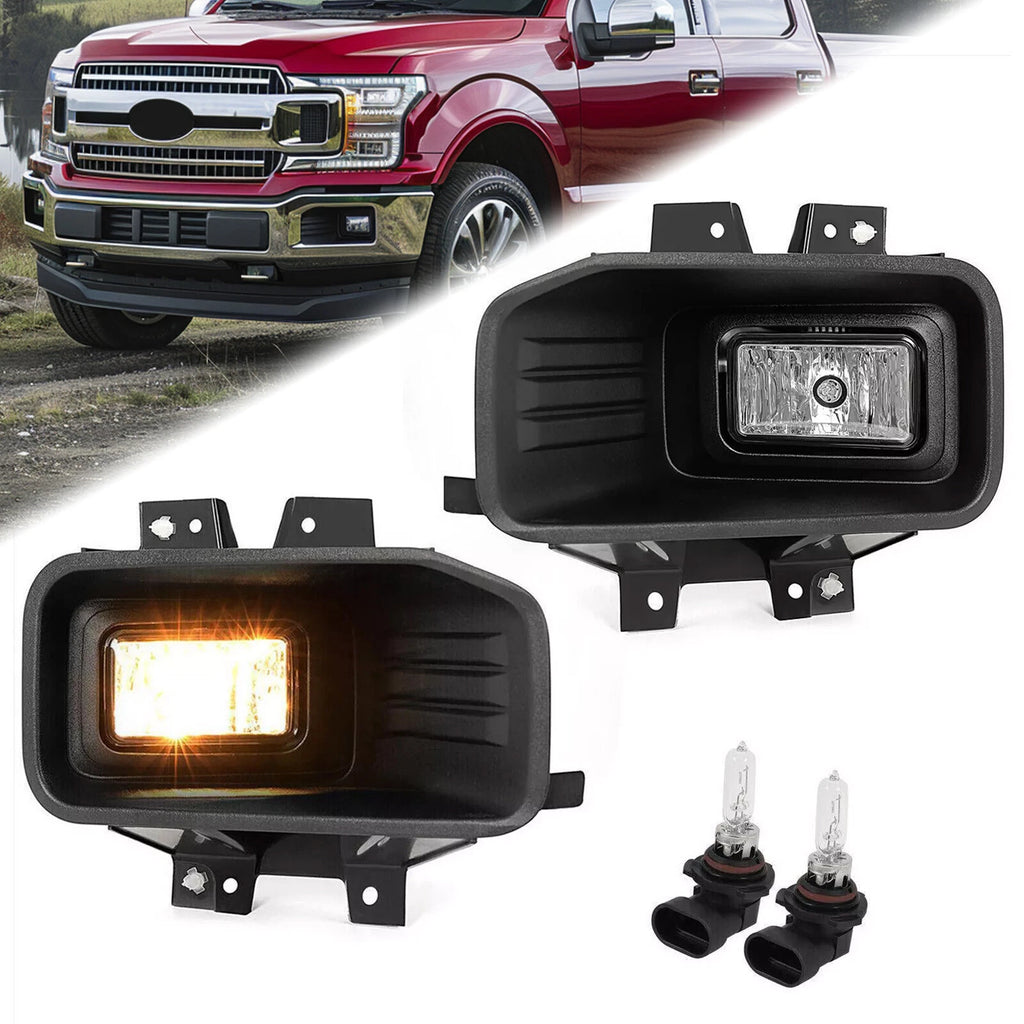 Set of 2 Halogen Fog Lights for Ford F150 (2018–2020)