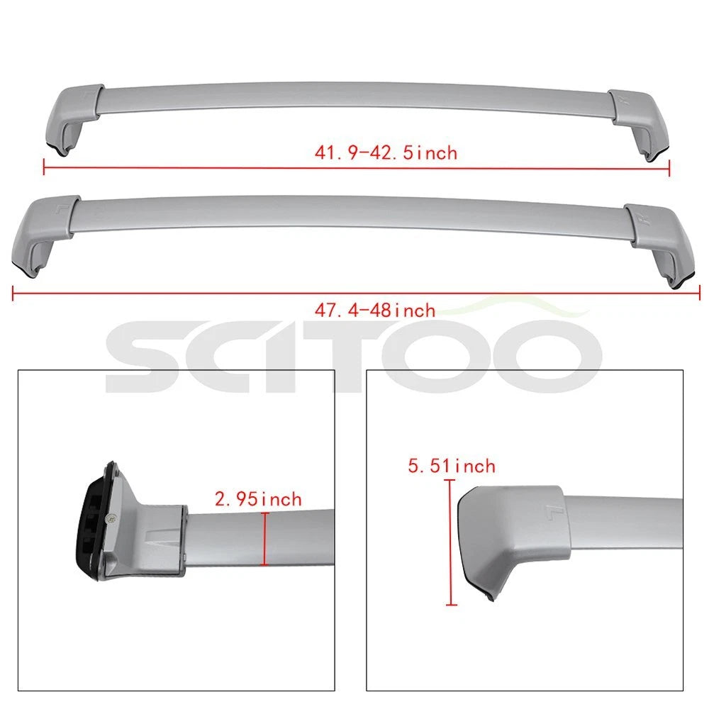 Cross Bar Set Roof Rack for Honda CR-V (2012–2016)