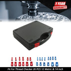 Nut and Bolt Identifier Gauge Thread Checker for Inch and Metric