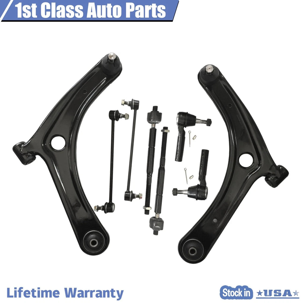 Front Suspension Control Arm Tie Rod Kit for Dodge Caliber, Compass, Patriot (2007–2014)