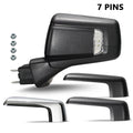 Side Mirror for Chevy Silverado 1500 (2019–2024) W/Blind Spot, Heated, 7 Pins