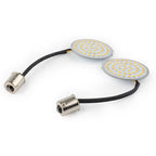 1156 Amber LED Turn Signal Inserts for Harley Davidson Motorcycle