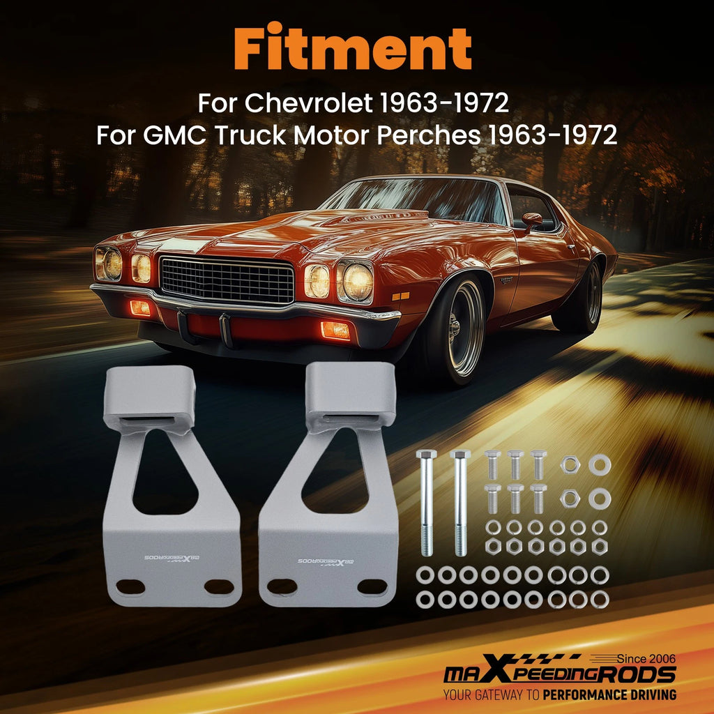Engine Swap Conversion Mount Brackets for Chevy C10 GMC Truck (1960–1987)