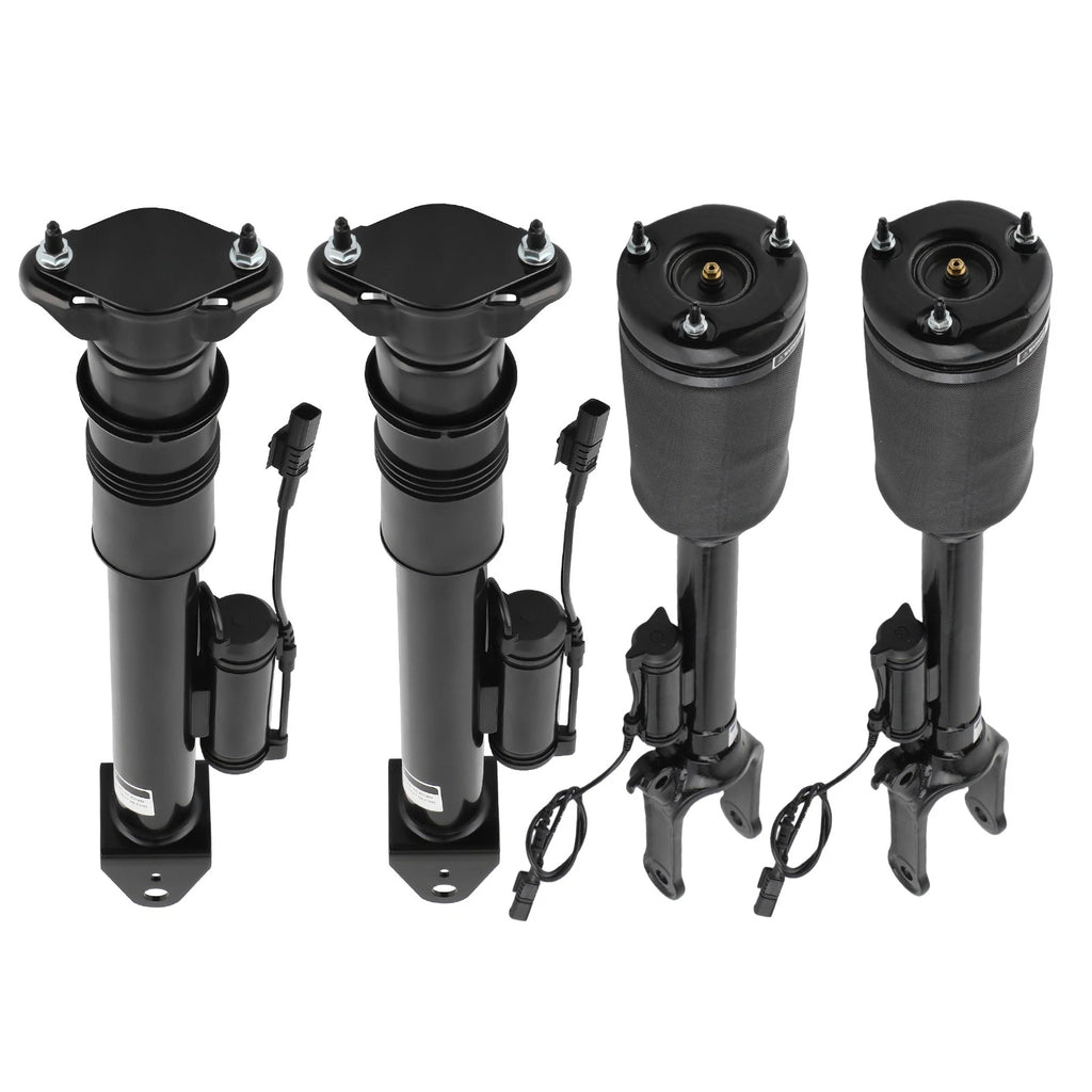 2x Front Air Suspension Struts+ 2x Rear Shocks For Mercedes X/W164 ML GL 450 350