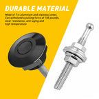 Hood Bonnet Quick Release Pins Lock Clip Kit for Auto Car